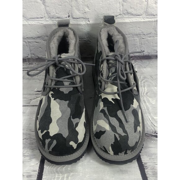 Alpine Design camo suede men6/ womens 8 waterproof hiking boots nwt - Picture 4 of 12